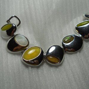 Cabochon Link Bracelet  330